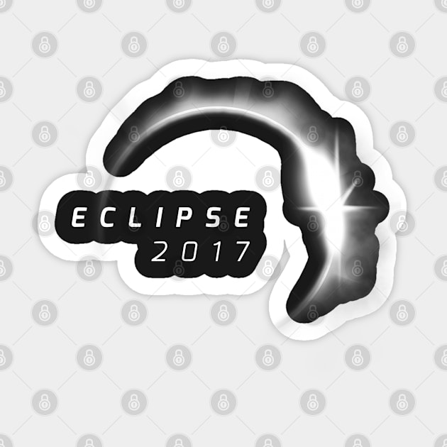 Total Solar Eclipse August 21 2017 Sticker by vo_maria